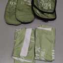 Sratte 6 Pcs Kitchen Decor Accessories Set Farmhouse Towels Pot Holders Oven Mitts Set 2 Dish Towels 2 Potholders 2 Cooking Mittens Oven Glove for Baking Cooking Supply (Green, Kitchen)