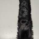 Black Fake Fur Tail Attachment 