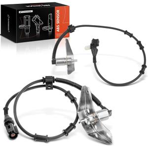 A-Premium Front ABS Wheel Speed Sensor Compatible with Ford Models - E-250, E-250 Econoline, E-350 Econoline Club Wagon, E-350 Club Wagon, E-350 Econoline, E-350 Super Duty, E-450 Super Duty, 2-PC Set