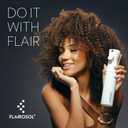 FLAIROSOL - The Original, Continuous Ultra Fine Mist Spray Bottle, Multi-Tasking Marvel for Hair, Skin, Home, Pet Care and more, Refillable and Reusable, 10.1oz/300ml (Clear Bottle-Pink Print)