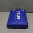 MIULEE Faux Linen Curtains 84 Inch Length 2 Panels Natural Semi Sheer Curtain with Back Tab Rod Pocket, Light Filtering Window Privacy Burlap Drapes for Living Room Bedroom 42W x 84L Linen