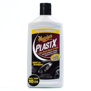 Meguiar's PlastX Clear Plastic Cleaner & Polish - Revive Cloudy, Hazy, and Lightly Scratched Plastics, Restore Clarity - 10 Oz