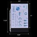 Sheet Protectors 100 Page,Page Protector 8.5" x 11" Upgraded Clear Plastic Page Protectors,for 3 Ring Binder, Top Loading Paper Protector with Reinforced Holes,Holds Multiple SheetsLetter Size