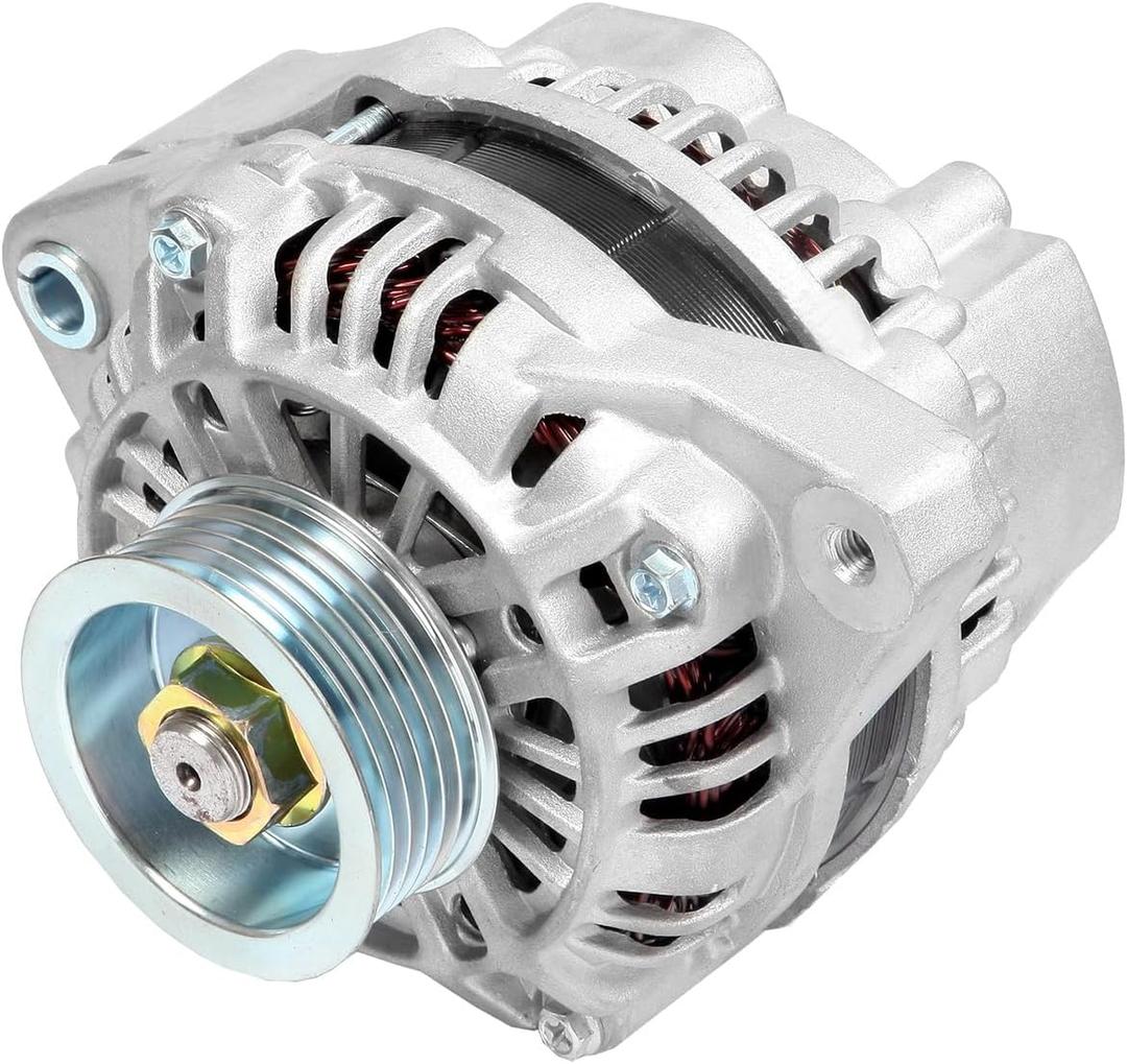 New Alternator Fit for 2001-2005 for Acura EL 1.7L 2001-2005 for Honda Civic 1.7L, Replace OE 13893, AMT0125,A5TA7091, A5TA7191,31100-PLM-A01, 31100-PLM-A02, 31100-PLM-C01, 31100-PLM-C02