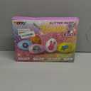 Exun Easter Egg Painting Kit, Arts and Crafts Set with Glitter and Stickers, 24 Eggs, Kids Ages 6-12