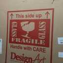 Abstract Monochrome Bricks Canvas Wall Art Modern Framed Geometric Print Black & White Dcor, Size: 30"L x 30"W