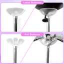 TEKXYZ Telescoping Balloon Stand Set of 4, 1.5ft to 7ft Free Adjustable Metal Balloon Column Stand for Party Decorations