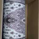 Collive Boho Anti Fatigue Kitchen Mats Sets 2 Piece Non Skid Kitchen Mats for Floor Cushioned Kitchen Rugs and Mats Waterproof Ergonomic Comfort Standing Mat Runner for Kitchen,Home,Office,Laundry (17.3"x59"+17.3"x29"--0.47 inches, Grey)