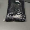 RYB HOME Extra Wide Curtains Blackout - 100% Privacy Backdrop Curtains & Drapes for Sliding Glass Door Bedroom Large Window Decor Shared Office Partition Screen, W 100 x L 84, Black