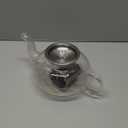 Hiware Glass Teapot with Stainless Steel Infuser & Lid, Borosilicate Glass Tea Pot Stovetop Safe, Blooming & Loose Leaf Teapots, 27 Oz