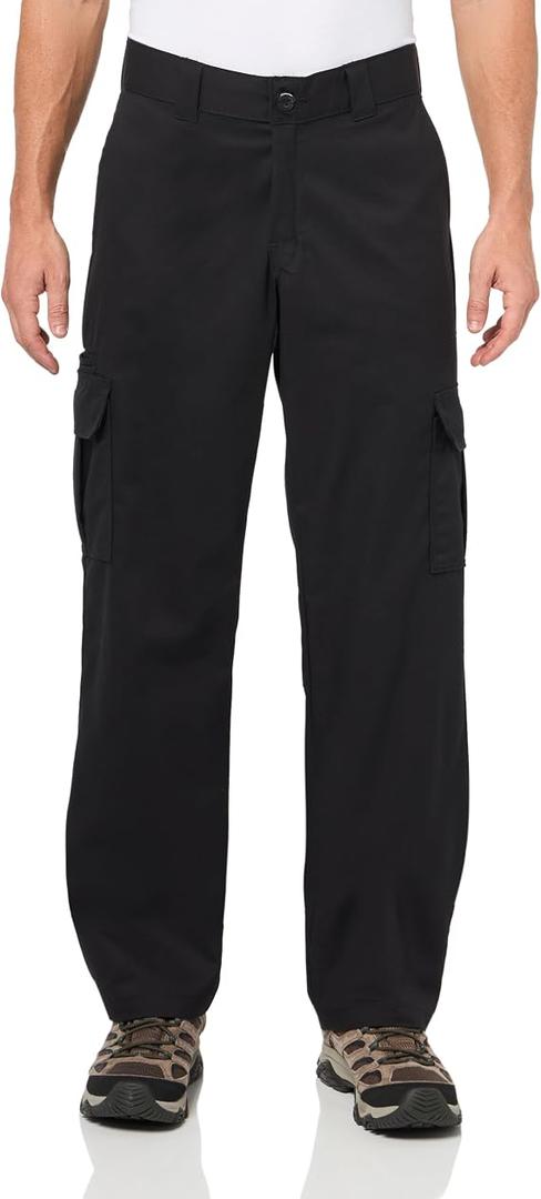 Dickies Men's Relaxed Straight Flex Cargo Pant (Black, M)