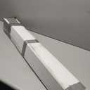 Retractable Baby Gate for Stairs & Doorways, 55" Wide x 33.6" Tall Easy Installation Mesh Dog Gate for Indoor & Outdoor Use,Pet and Dog Safety Gate for Hallways(Grey) (Gray)