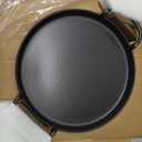 onlyfire Cast Iron Griddle with Handles for Weber Gourmet BBQ System, Fits for Weber 22" Charcoal Kettle Grills, Suitable Size Gas Grills, Range Ovens or Outdoor Cooking
