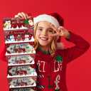 Jaywayang 4PCS Christmas Money or Gift Card Holder with 10 Slots, Surprise Cash Envelope Holders for Men Women Girls Boys