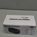 Wireless Charging Alarm Clock Radio for Bedrooms  15W Fast Wireless Charger Station for iPhone Samsung, Bluetooth Stereo Speaker with FM Radio, Dimmable Display, USB Port, Sleep Timer, Black