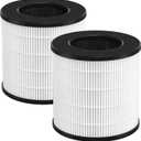 AC201B/PU-P05 Replacement HEPA Filter for FULMINARE PU-P05 Purifier also Compatible with Purivortex AC201B Purifier, H13 True HEPA P05 Air Filter, 2-Pack