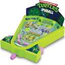 Teenage Mutant Ninja Turtles Desktop Pinball Machine - Fun Arcade Game for Kids & Adults Ages 6+, Compact Tabletop Toy by Well Played