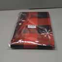 6x16FT Santa Claus Christmas Garage Door Banner Decor, Red and White, 72inx192in