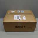 CTSNSLH 4 Tier Plastic Storage Bins with Lid - 27.5Qt Stackable with Lids for Bedroom, Living Room, Office - Foldable Containers, Household Organization