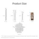 COZYISLE 256-Piece Hair Pin & Tie Organizer Kit - Jumbo Bobby Pins, U-Clips, BB Clips & Clear Elastic Bands with Storage Case