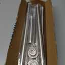 Shower Curtain Rod, 1" Diameter Heavy Duty Tension Shower Rod, Non Slip Adjustable 28-102 inch No Drill Shower Curtain Rods Spring Tension For Bathroom, Shower Stall, No Rust, Brushed Nickel