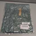 Women's Long Sleeve Deep V Neck Tops Wrap Ruched Slim Fit Shirts Button Side Blouse Sexy Fall Outfits 2025 (Green, S)