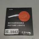 FULEN 2 Pack Picture Lights for Wall,Art Lights for Painting,Battery Operated Wall Sconce Rechargeable,LED Wall Light Cordless with Remote, Frame,Gallery,Dartboard Lights No-Drill,Black