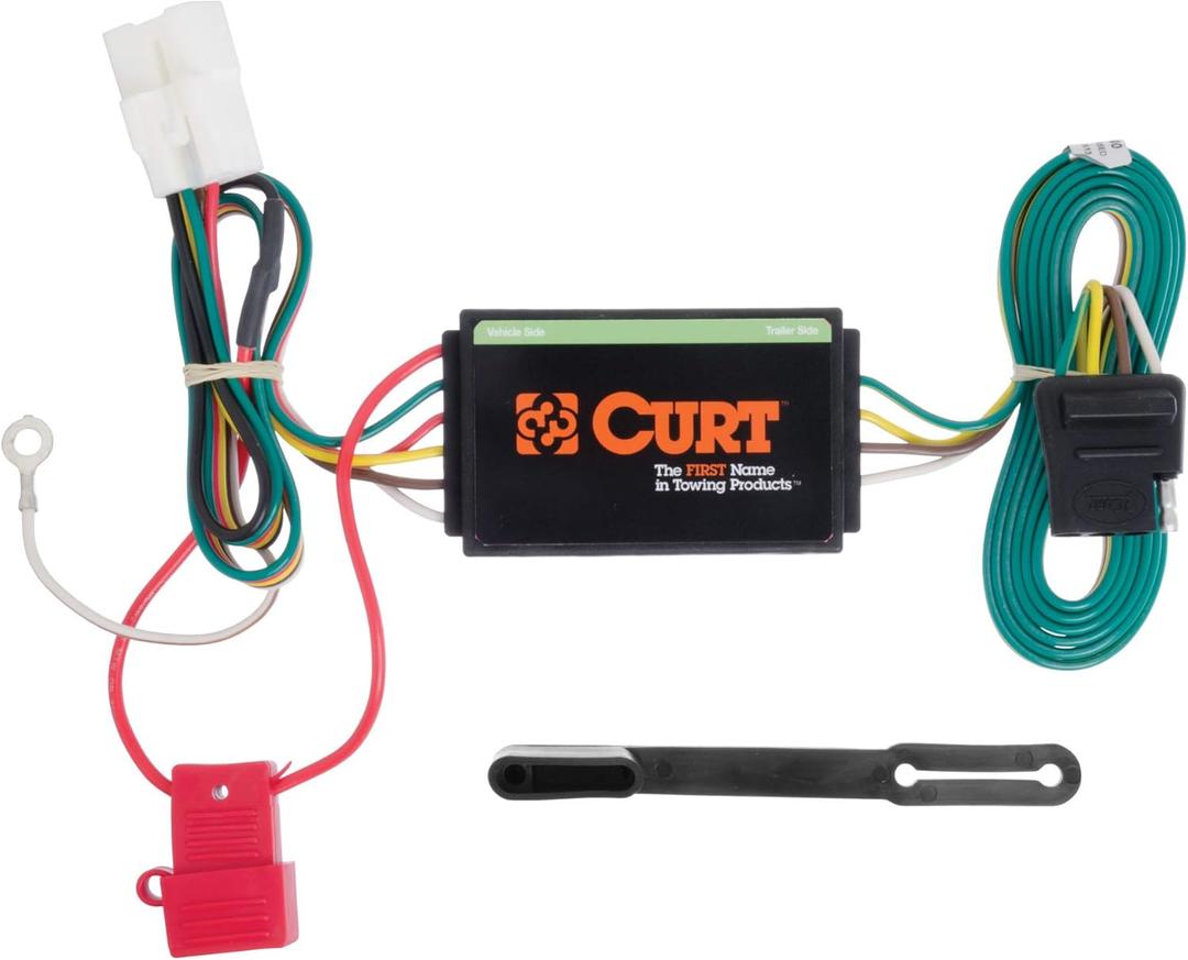 CURT 56040 Vehicle-Side Custom 4-Pin Trailer Wiring Harness, Fits Select Subaru Ascent, Forester, Outback, Crosstrek, XV