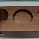 Espresso Tamping Station 54mm For Breville Espresso Machine Accessories,Rosewood Portafilter Holder Tamping Mat Espresso Coffee Equipment