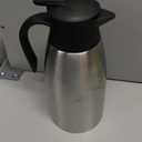 70 Oz Insulated Thermal Coffee Carafe Stainless Steel Double Walled Vacuum Coffee Thermos, Hot Water, Tea, Hot Beverage Dispenser, Keep 24 Hour Heat Retention/12 Hour Cold Retention (Sliver, 2L)