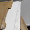 2ft x 2ft Drop Ceiling Tiles Smooth White PVC Ceiling Panel 24 x 24in. Waterproof, Washable and Fire-Rated - Reusable - High-Grade PVC to Prevent Breakage-Package of 12 Tiles