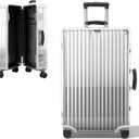 Linpr Transparent PVC Suitcase Cover, No Disassembly Required Clear Luggage Protector Suitcase Cover (Size: 26, Clear)