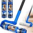 10" Large Lint Roller for Pet Hair Extra Sticky, Floor Lint Rollers Long Handle with Big Lint Rollers Refills for Couch Carpets Furniture Wall Clothing Floor Cleaning, Blue