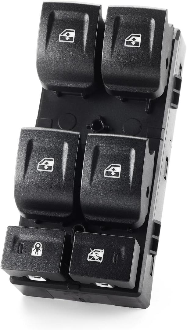 Master Driver Side Window Switch for 2015-2020 Chevy Suburban Tahoe, GMC Yukon XL - Power Window Switch, Door Lock Control, Replacement 23427094, DWS1824, 1S15768