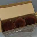 Liliful 15 Pcs Velvet Christmas Balls Bulk Flocked Christmas Tree Ball Ornaments Plastic Xmas Decorative Hanging Ornaments(Brown,3.15 Inch)