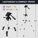 Laser Level with Tripod, Firecore 360 Self Leveling Laser Level with Pulse Mode, 3 Brightness Levels, Green Line Lazer Leveler Tool for Picture Hanging Wall Tile Floor DIY Construction Project