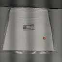 Yoklass Girls Casual Shirts Square Neck Ruffle Sleeve Tops Solid Loose Blouses 5-14 Years (White, M)