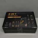 6 in 1 Hair Dryer Brush, Foldable Blow Dryer Brush with Air Styler Curler Wrap, Detachable Hot Air Brush Dry,Volumize, Straight,Curl, Negative Ion Brush Blow Dryer with Diffuser, Hair Styler Tools