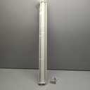 Persilux Light Filtering Roller Shades for Window Blinds,Cordless,Linen Fabric,Thermal Insulated Fabric UV Protection Shades for Home,Office,Bedroom,Door,Light Filtering-Cream,34 1/2" W X 64" H