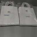 2 x Super Z Outlet Paper Gift Bags with Handles 8" x 10.25" x 4.25" for Arts & Crafts Projects, Coloring, Birthdays, Shopping, Presents (13 Pack) (White)