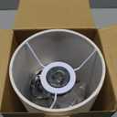 Yarra-Decor Bedside Table Lamp with USB Port - Touch Control for Bedroom Wood 3 Way Dimmable Nightstand Lamp with Round Flaxen Fabric Shade for Living Room, Dorm, Home Office (LED Bulb Included)