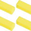 Uxcell Watch Band Strap Loops, Rubber Replacement Fastener Rings Silicone Watch Holder Keeper for 22mm Width Watch Band, Yellow 4 Pcs