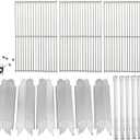 Replacement Parts for Nexgrill 720-0896B 720-0896E 720-0896X 720-0896C Deluxe 6-Burner Gas Grills, Cooking Grate, Grill Heat Shield Tent and Burner for Nexgrill Replacement Parts 6 Burner
