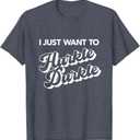 I Just Want to Hurkle Durkle T-Shirt (Blue, S)