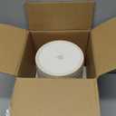 LOVECASA Utensil Holder, 7.2"+5.4" Ceramic Utensil Holder for Countertop, Large Cooking Utensil Crocks for Kitchen Counter, Farmhouse Utensil Vase for Housewarming, Kitchen Decor, Set of 2, Oasis