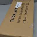 TuoxinEM Storage Cabinet for Small Spaces, Over The Toilet Cabinet for Skinny Bathroom Storage Corner Floor, Slim Paper Holder with 2 Doors & Shelves (White) 30''H (With 2 Door)