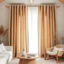 KAMANINA Wood Double Curtain Rod for Windows 36 to 72 Inches (3-6 Feet), 1 Inch Heavy Duty Long Curtain Rods for Windows, Wood Grain Telescoping Drapery Rods with End Caps, Fewer Rods, Easier Install
