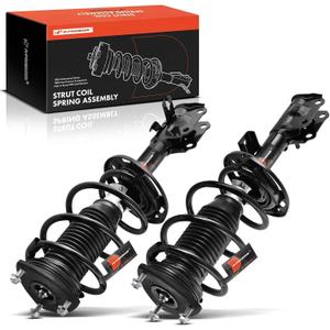 A-Premium Front Complete Struts Compatible with Mazda 3 [FWD] 2014-2018 - 2x Replacement Suspension Shock Absorber with Coil Spring Assembly