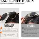 SODQW Tangle Free Aviator Sunglasses for Women Polarized Sun Glasses With UV Protection 2026 Fasion Trendy Shades
