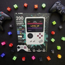 32 Bit Handheld Games for Kids Preloaded 139 Video Games, Portable Video Gaming Player with 3.0" IPS Screen and Rechargeable Battery, Mini Travel Games Electronic Gifts Toys for Boys Girls, White